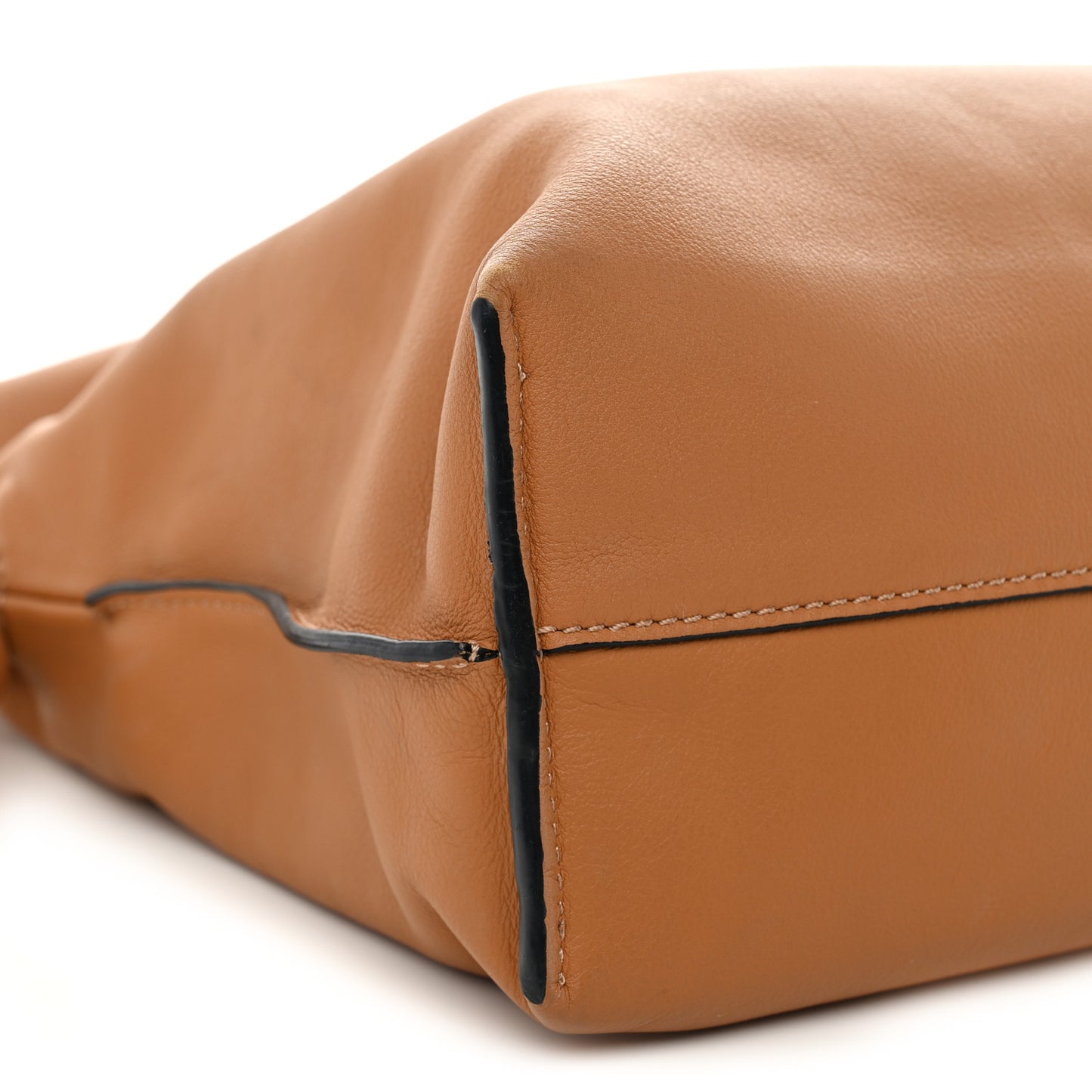 Nappa Medium Flamenco Knot Bag Warm Desert