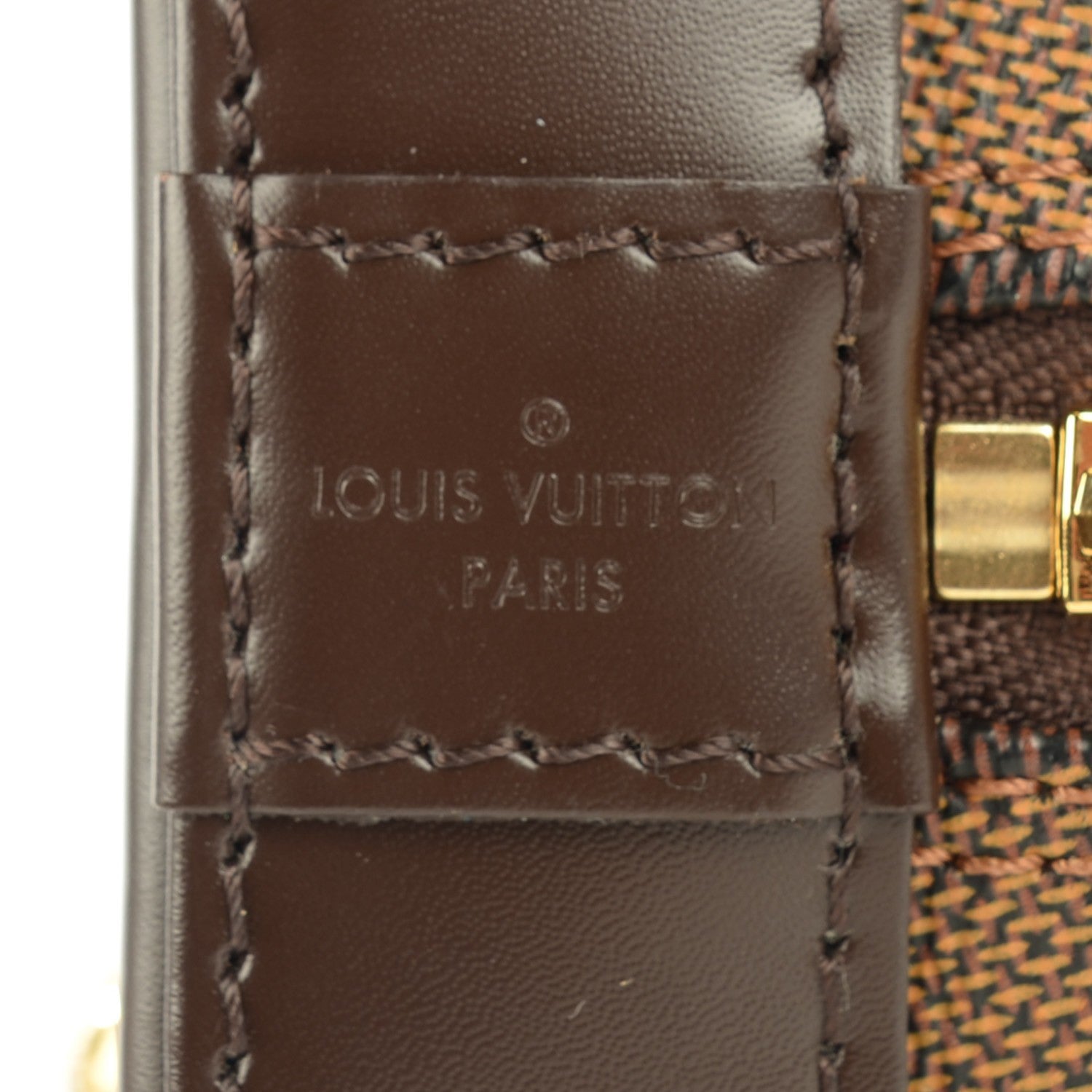Louis Vuitton Damier Ebene Alma BB 2 of 10