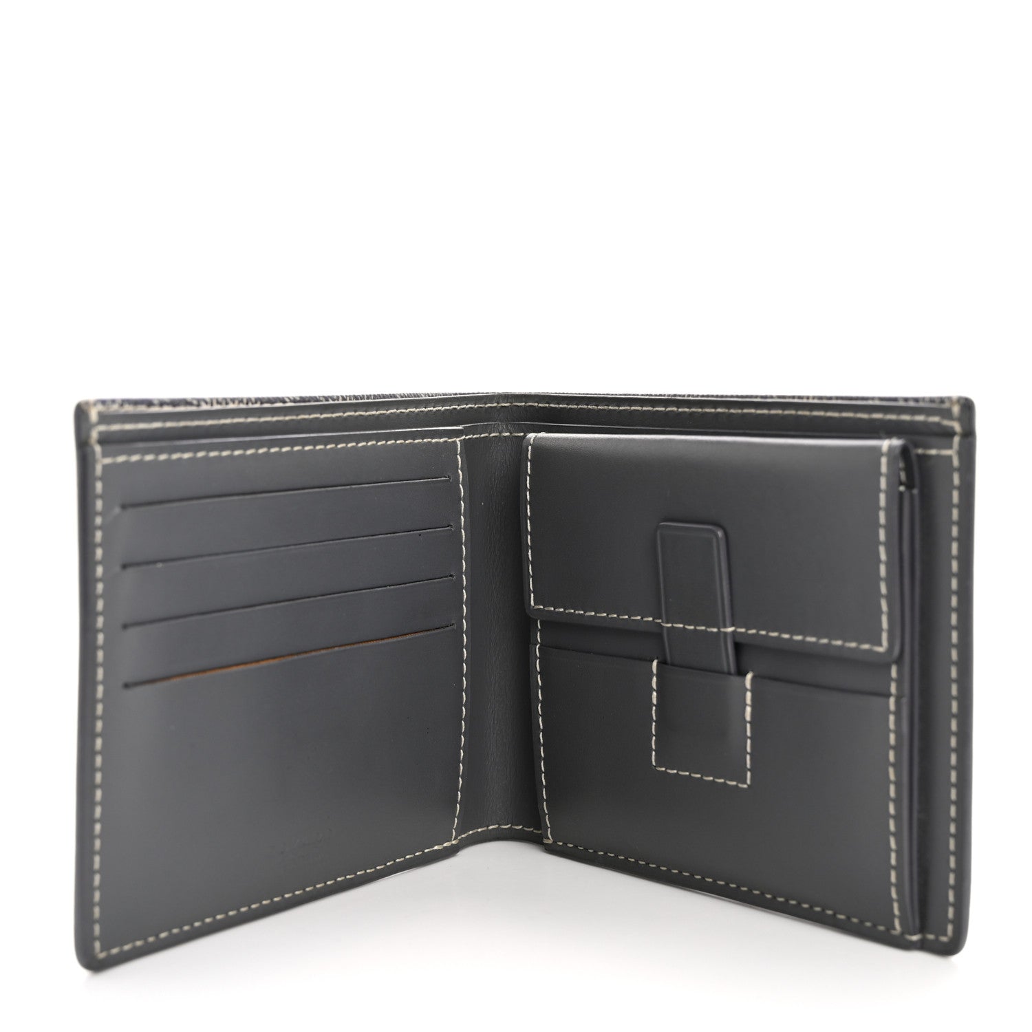 Goyard Goyardine Saint Florentin Bi-Fold Wallet Grey 1635021