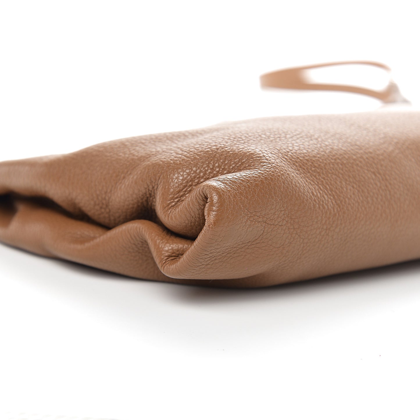 Vitello Daino Zippered Crossbody Bag Palissandro