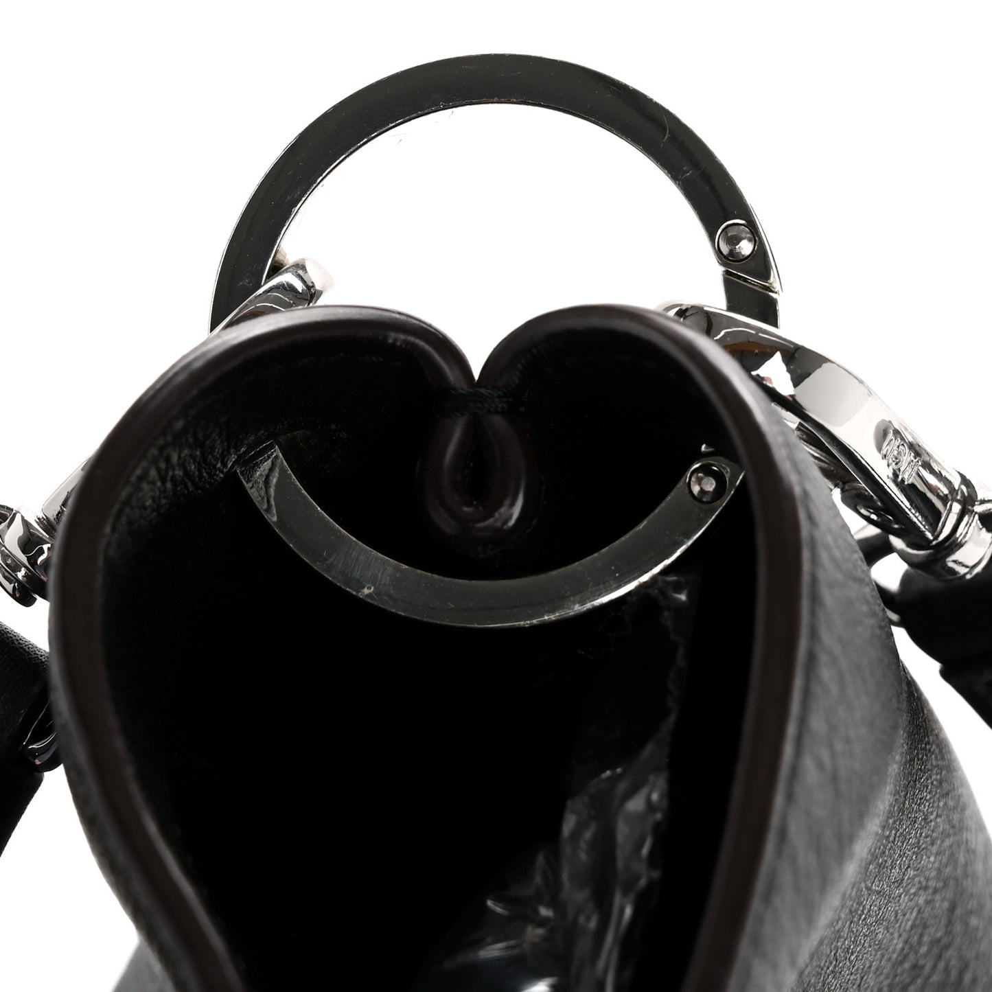 Calfskin Ottomar Monogram Klara Medium Hobo Black