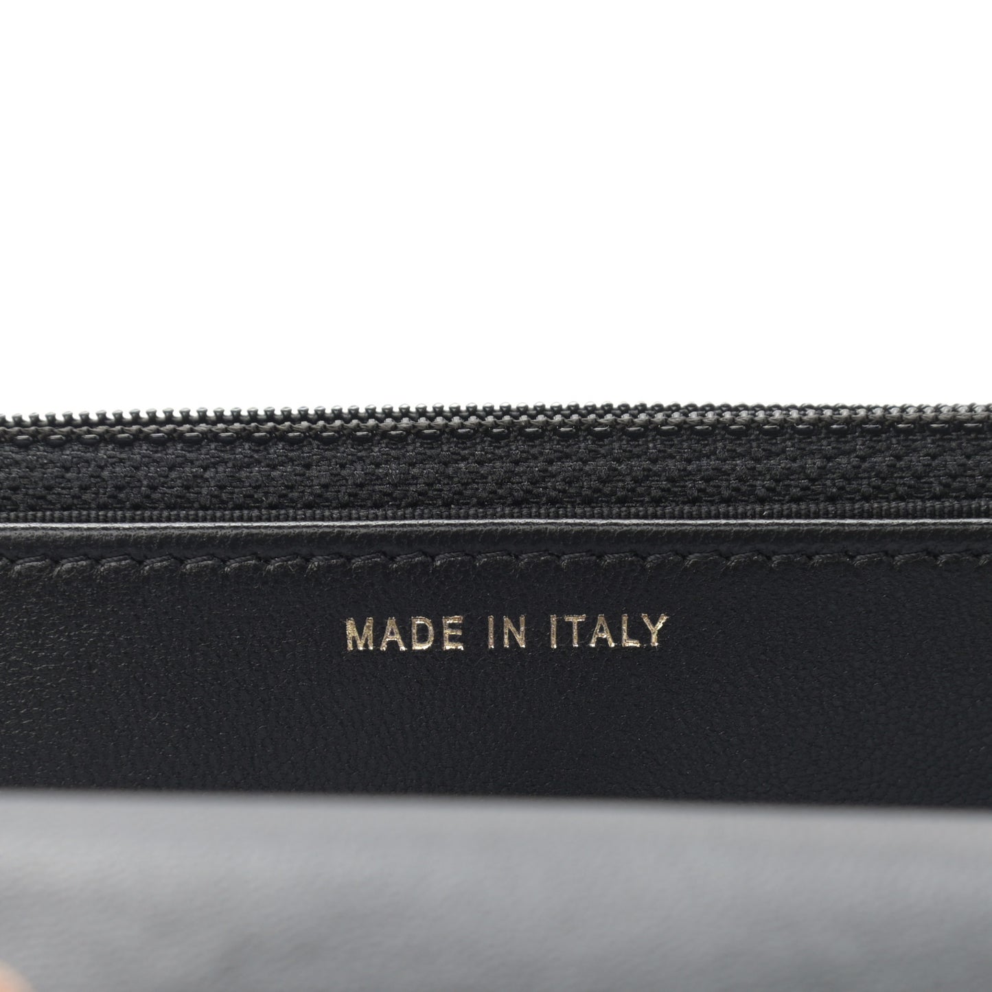 Lambskin Quilted Trendy CC Wallet On Chain WOC Black