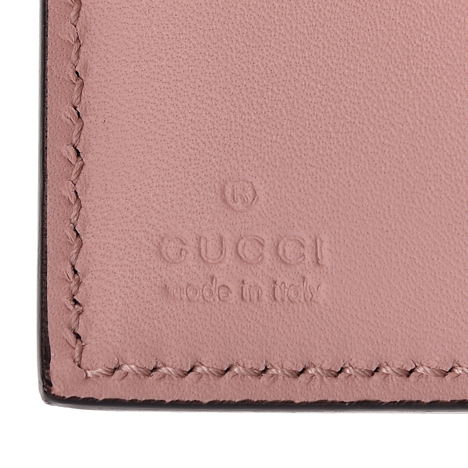 Gucci GG Supreme Monogram Calfskin Padlock Wallet Beige Perfect Pink 6 of 7