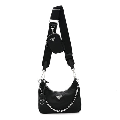 Prada Nylon Re-Edition 2005 Shoulder Bag Black 1 of 11
