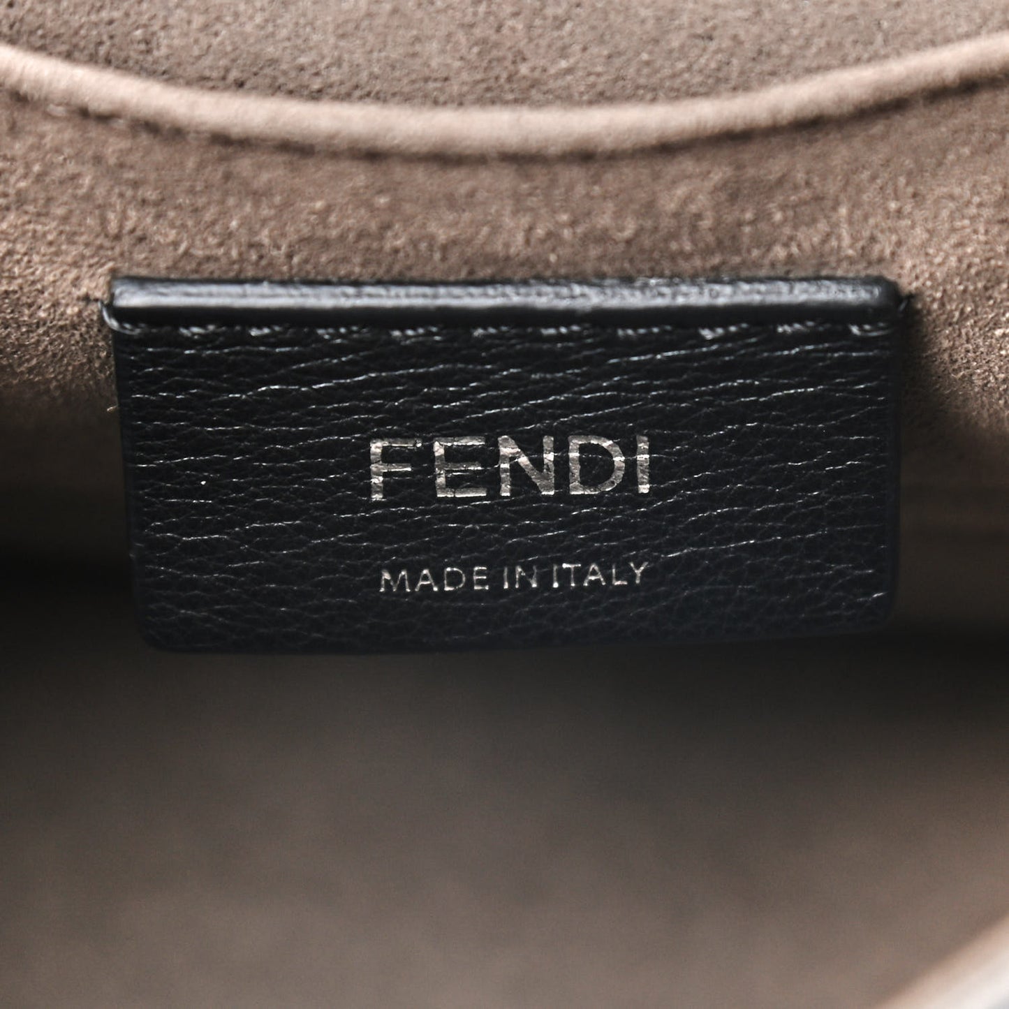 Vitello Century Opaco F is Fendi Small Kan I Shoulder Bag Black