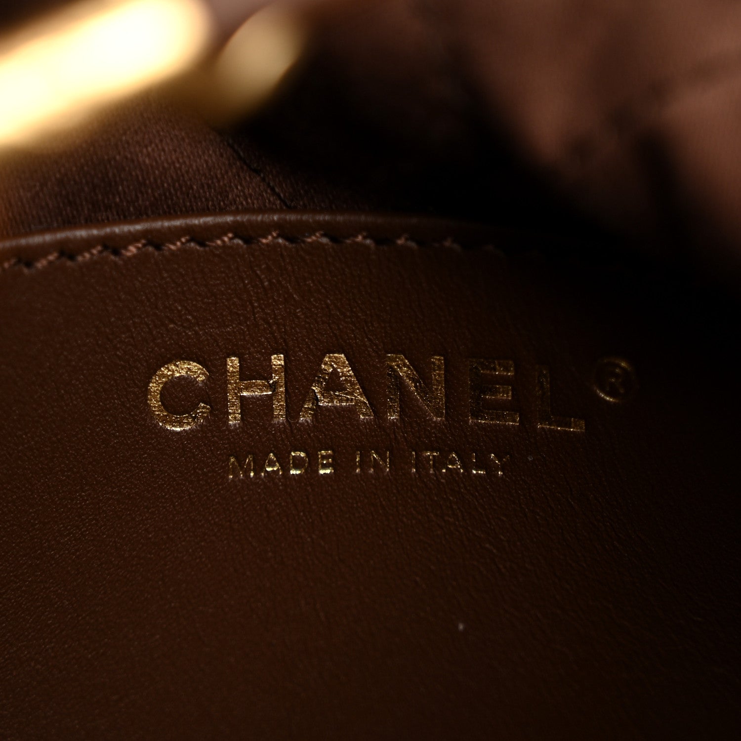 Chanel Shiny Calfskin Quilted Mini Chanel 22 Brown 6 of 10