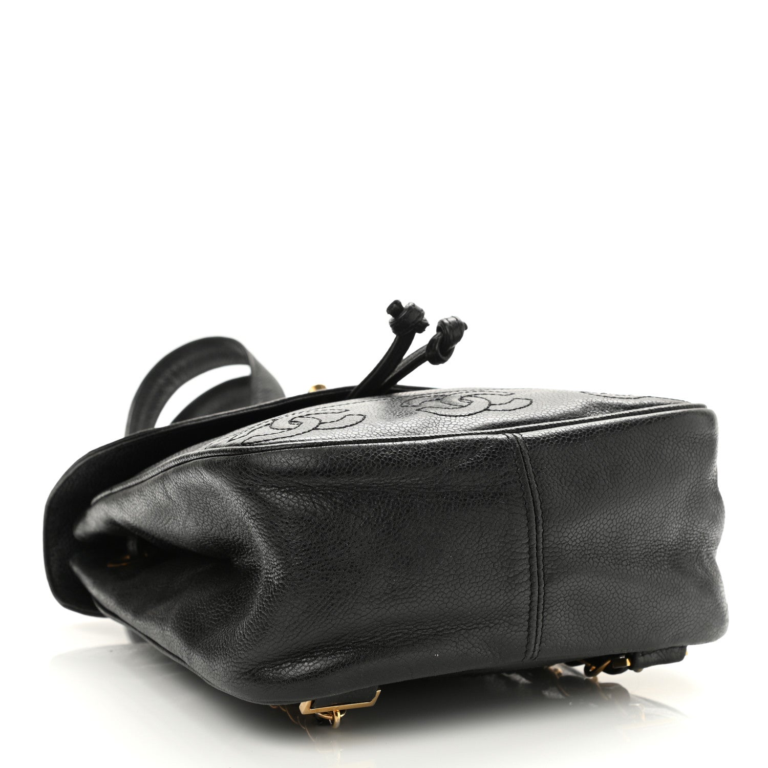Chanel Caviar CC Backpack Black 4 of 10