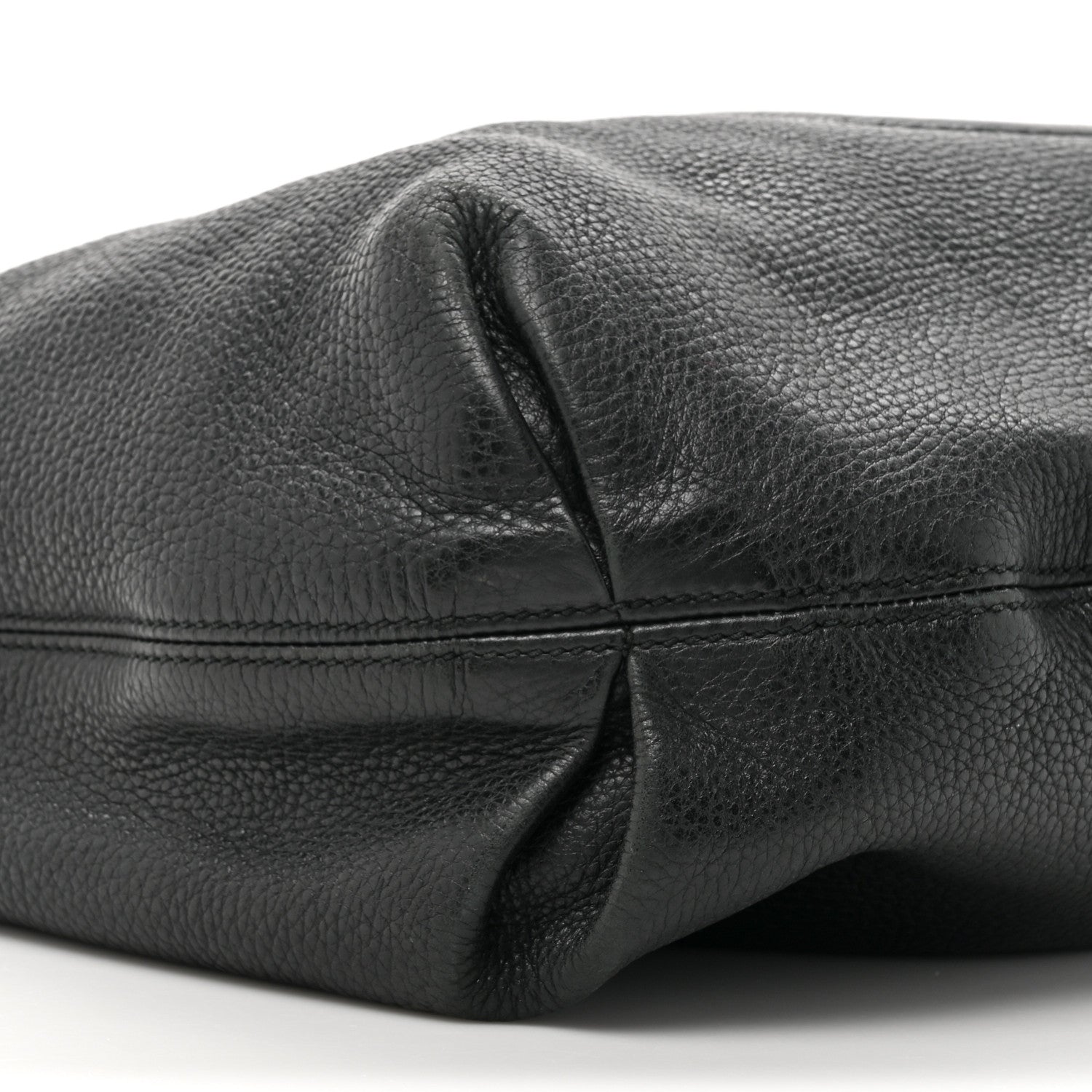 Gucci Pebbled Calfskin Soho Hobo Black 10 of 15