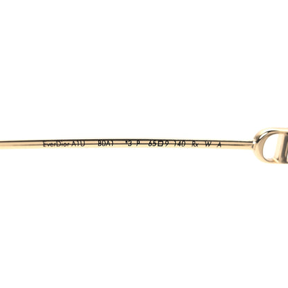 Christian Dior EverDior Aviator Sunglasses Gold 7 of 8