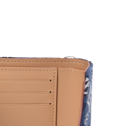 Louis Vuitton Jacquard Since 1854 Victorine Wallet Blue 7 of 8