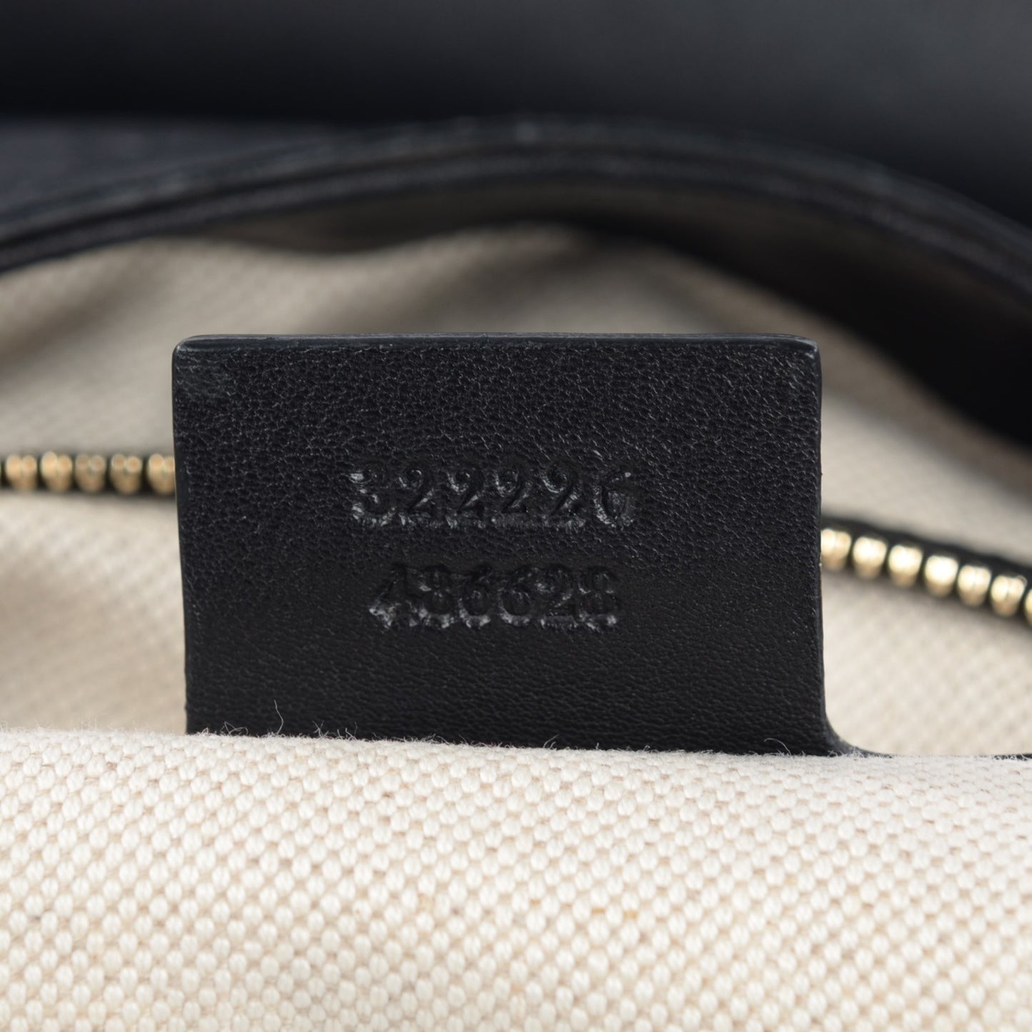Guccissima Medium Emily Hobo Black
