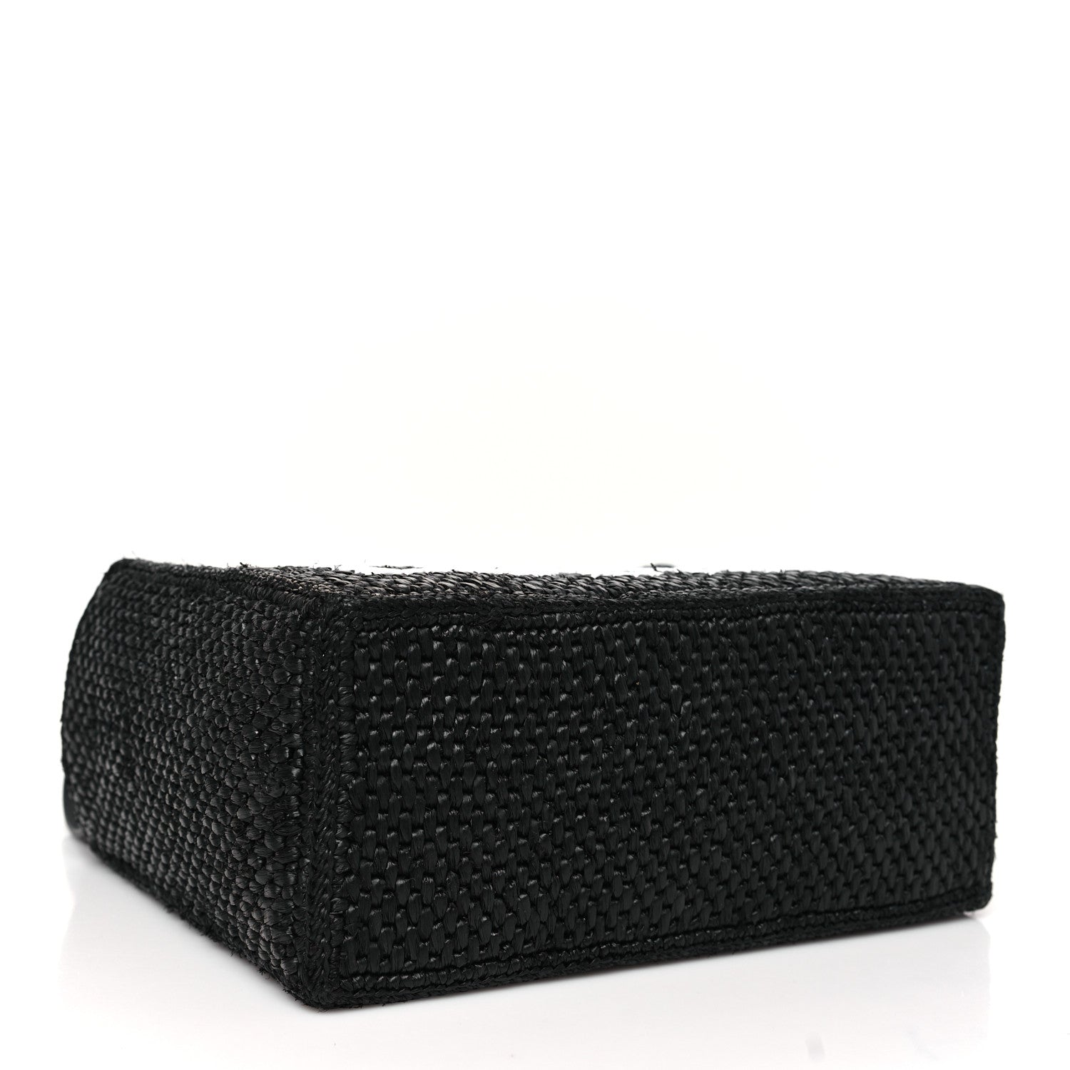 Loewe X PAULA'S IBIZA Raffia Font Tote Black 4 of 10