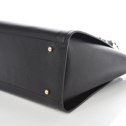 Chanel Caviar Small Studded Deauville Tote Black 9 of 10