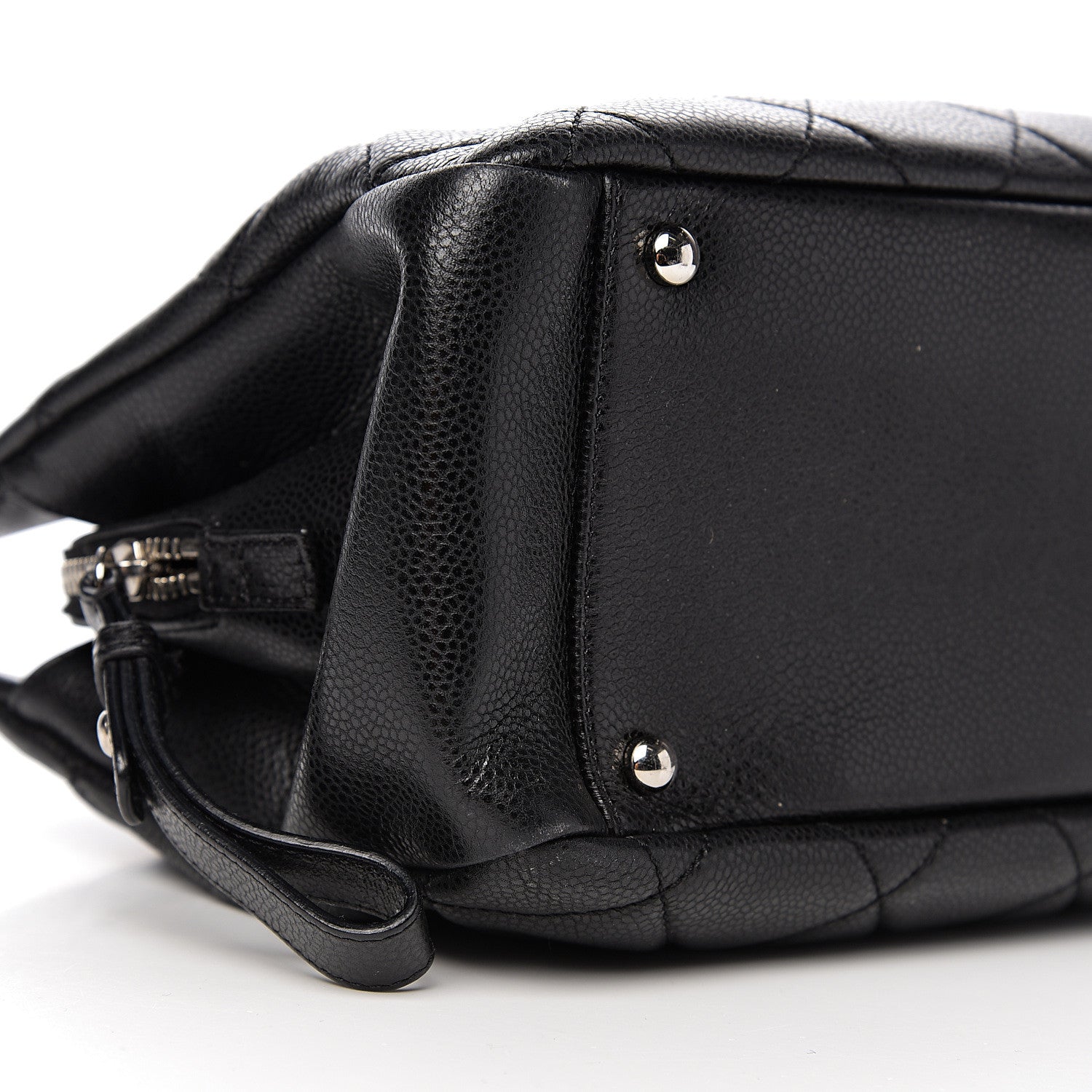 Chanel Caviar Quilted CC Timeless Tote Black 10 of 12