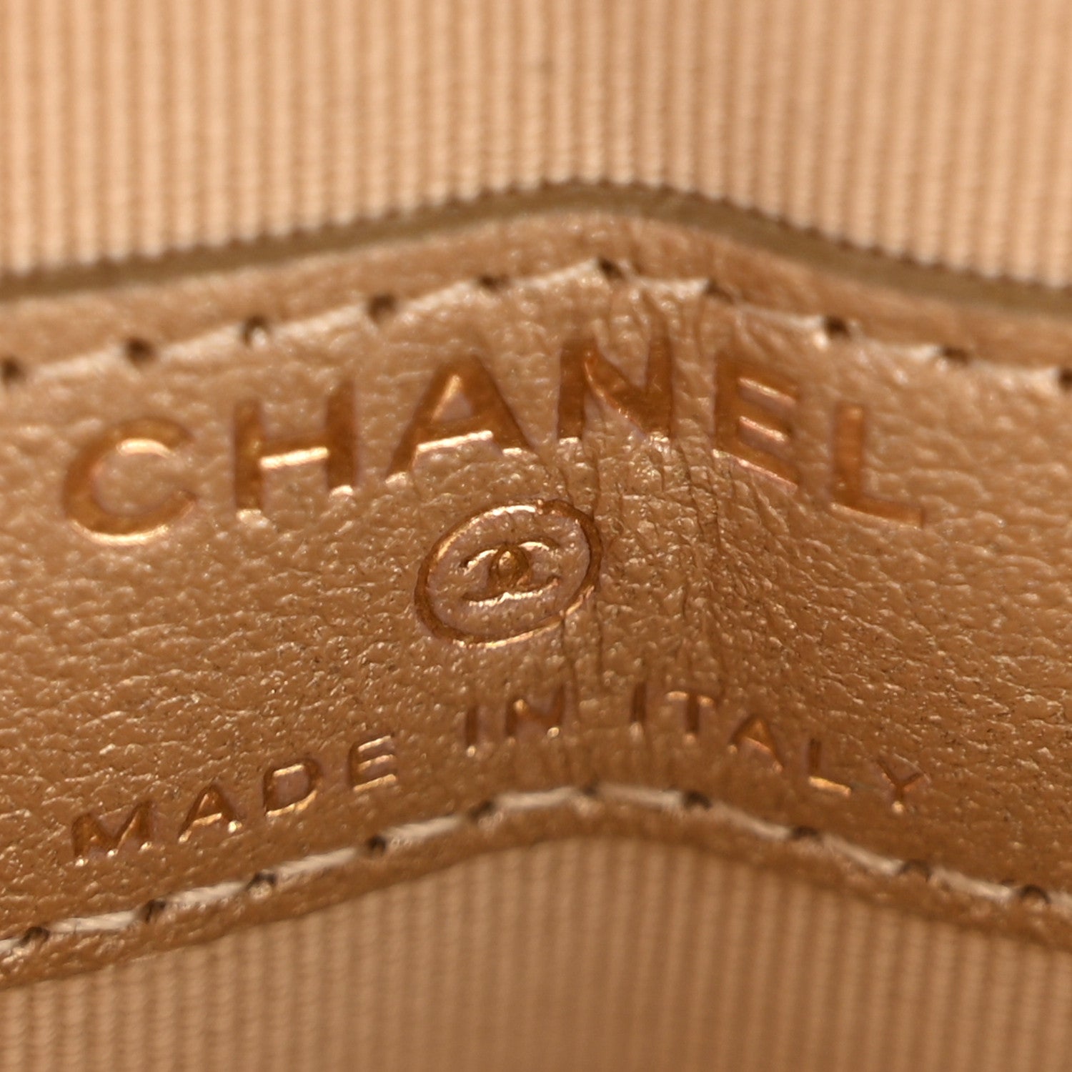 Chanel Metallic Lambskin Quilted CC Mini In Love Heart Bag Charm Gold 4 of 7