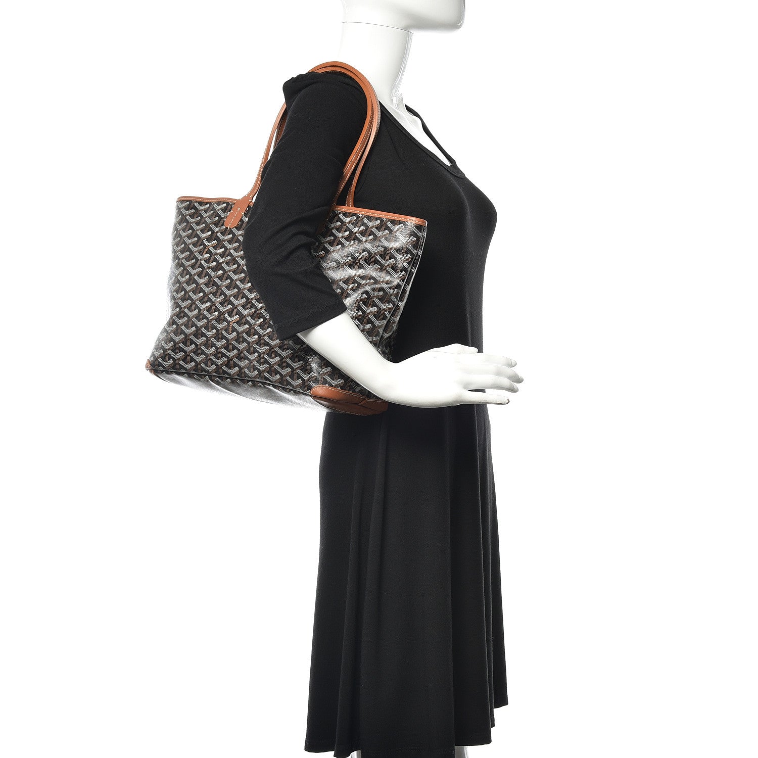 Goyard Goyardine Artois PM Black Gold 2 of 11