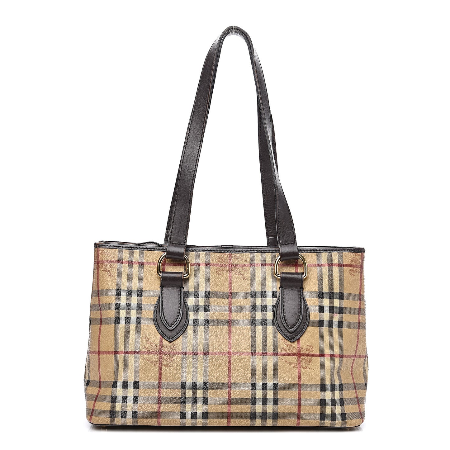 Haymarket Check Medium Regent Tote Chocolate