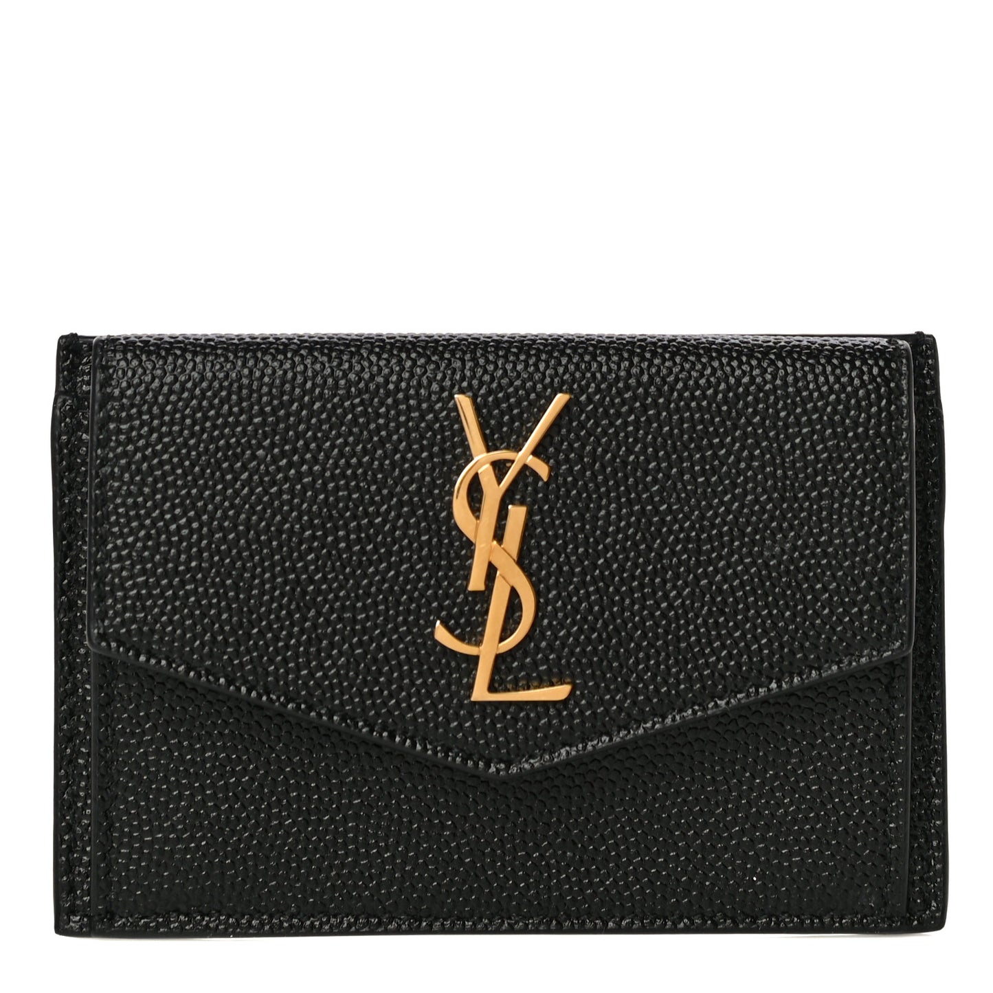 Grain De Poudre Uptown Monogram Card Case Black