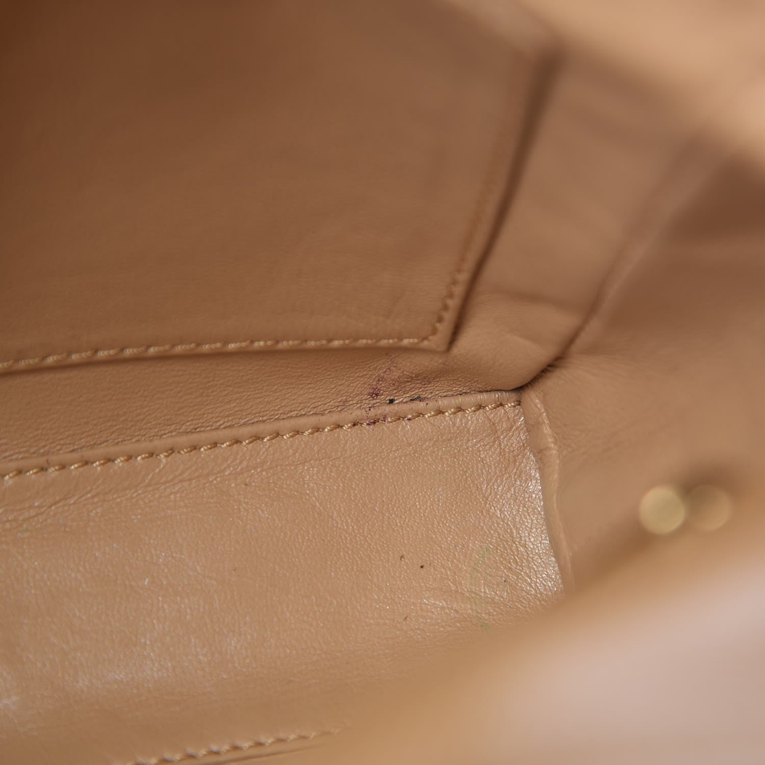 Chanel Caviar Quilted Medium Single Flap Beige 11 of 19