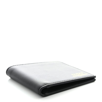 Gucci Plutone Calfskin Logo Bi-Fold Wallet Black 4 of 8