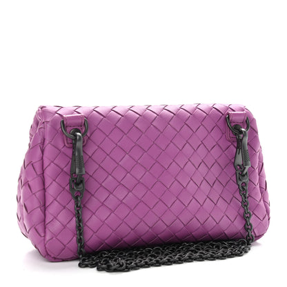 Bottega Veneta Nappa Intrecciato Mini Messenger Bag Peony 3 of 10
