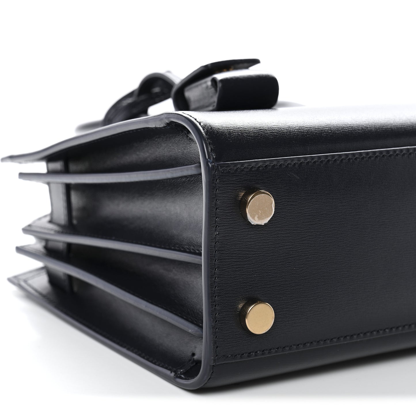 Calfskin Nano Sac De Jour Deep Marine