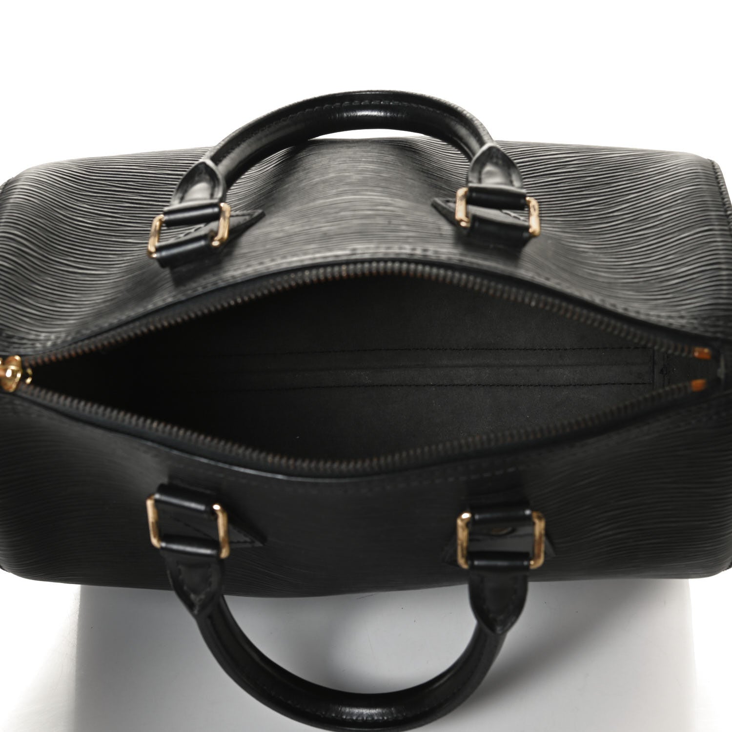 Louis Vuitton Epi Speedy 25 Black 5 of 16