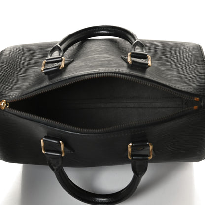 Louis Vuitton Epi Speedy 25 Black 5 of 16