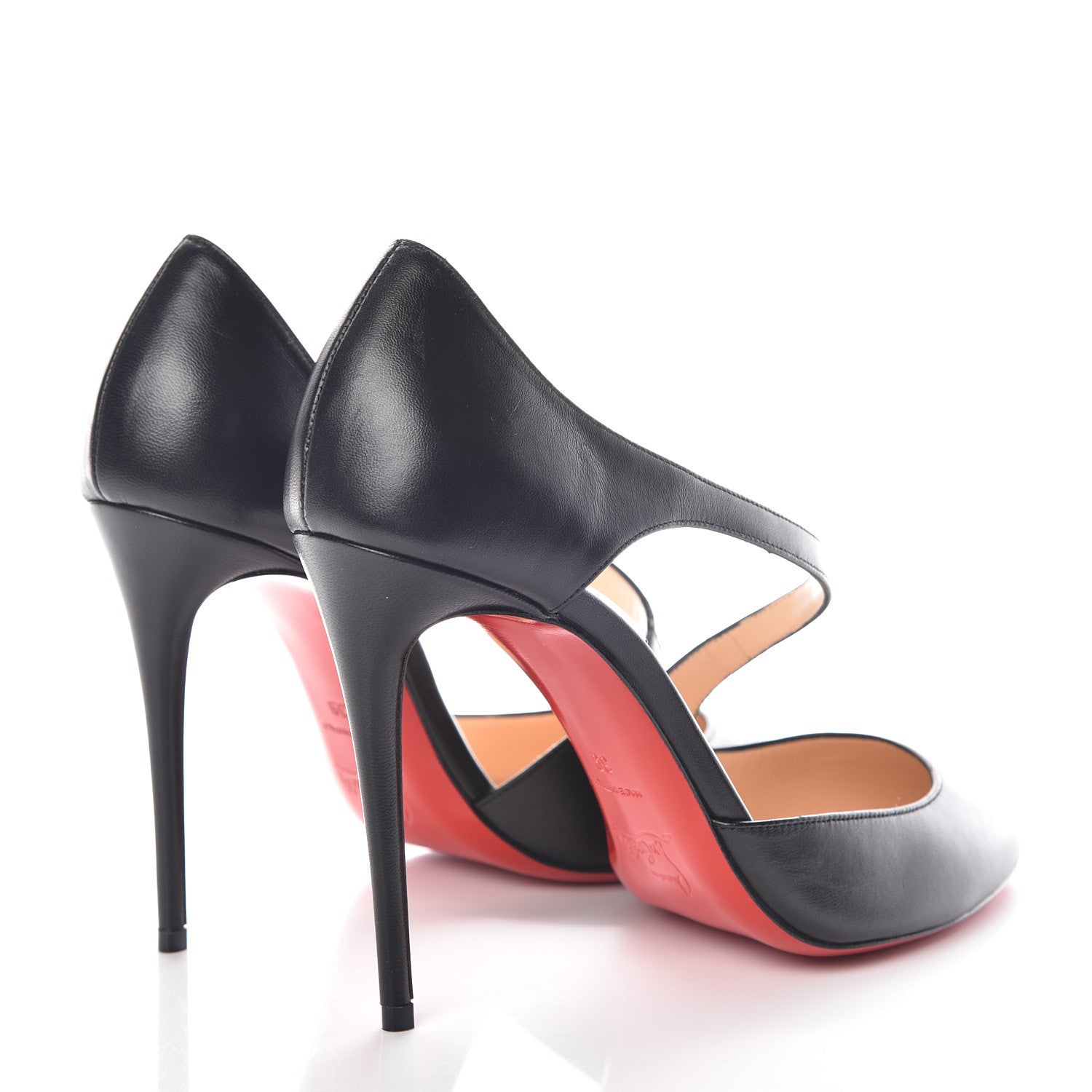 Christian Louboutin Shiny Nappa Catchy One 100 Pumps 39 Black 4 of 8