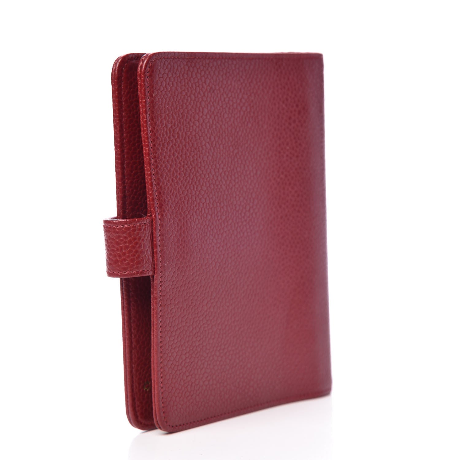 Chanel Caviar CC Small Ring Agenda Planner Red 3 of 8