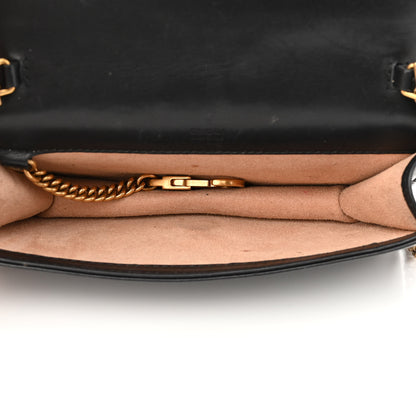 Gucci Calfskin Matelasse Mini Animal Studs GG Marmont Bag Black 5 of 15