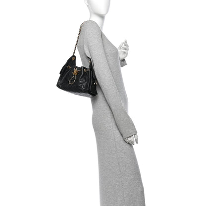 Chanel Caviar Quilted Mini Chanel 25 Handbag Black 2 of 10