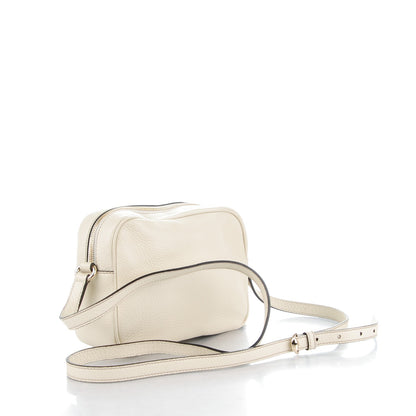 Gucci Pebbled Calfskin Small Soho Disco Bag Off White 3 of 7