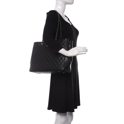 Chanel Caviar Quilted Large Classic Shopping Tote Black 2 of 10