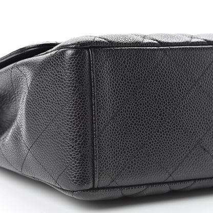 Chanel Caviar Quilted Maxi Single Flap Black 9 of 10