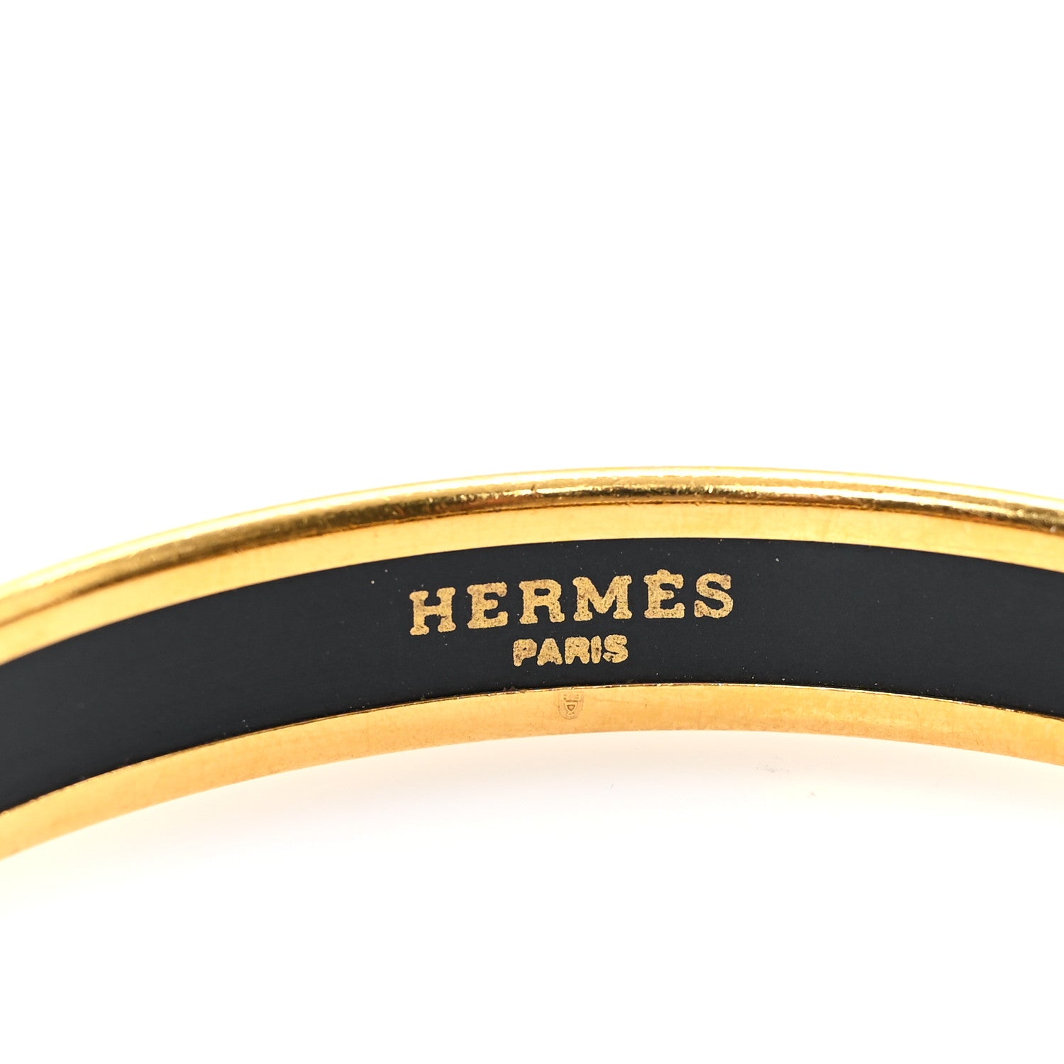 Hermes Enamel Printed Narrow Sun Moon Stars Bracelet 70 4 of 5