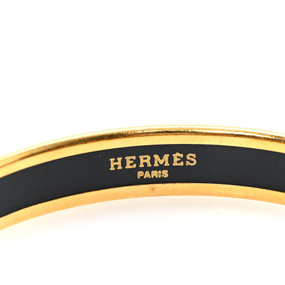 Hermes Enamel Printed Narrow Sun Moon Stars Bracelet 70 4 of 5