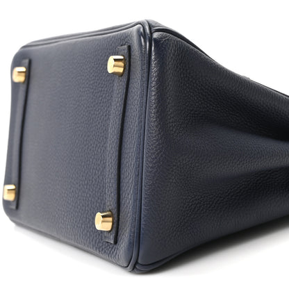 Hermes Togo Birkin 25 Bleu Nuit 9 of 10