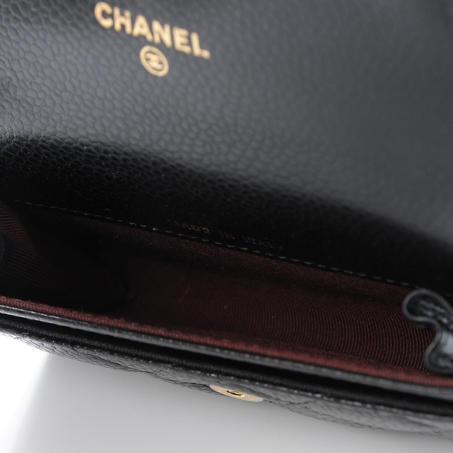 Chanel Caviar Quilted Flap Card Holder Black 7 of 9
