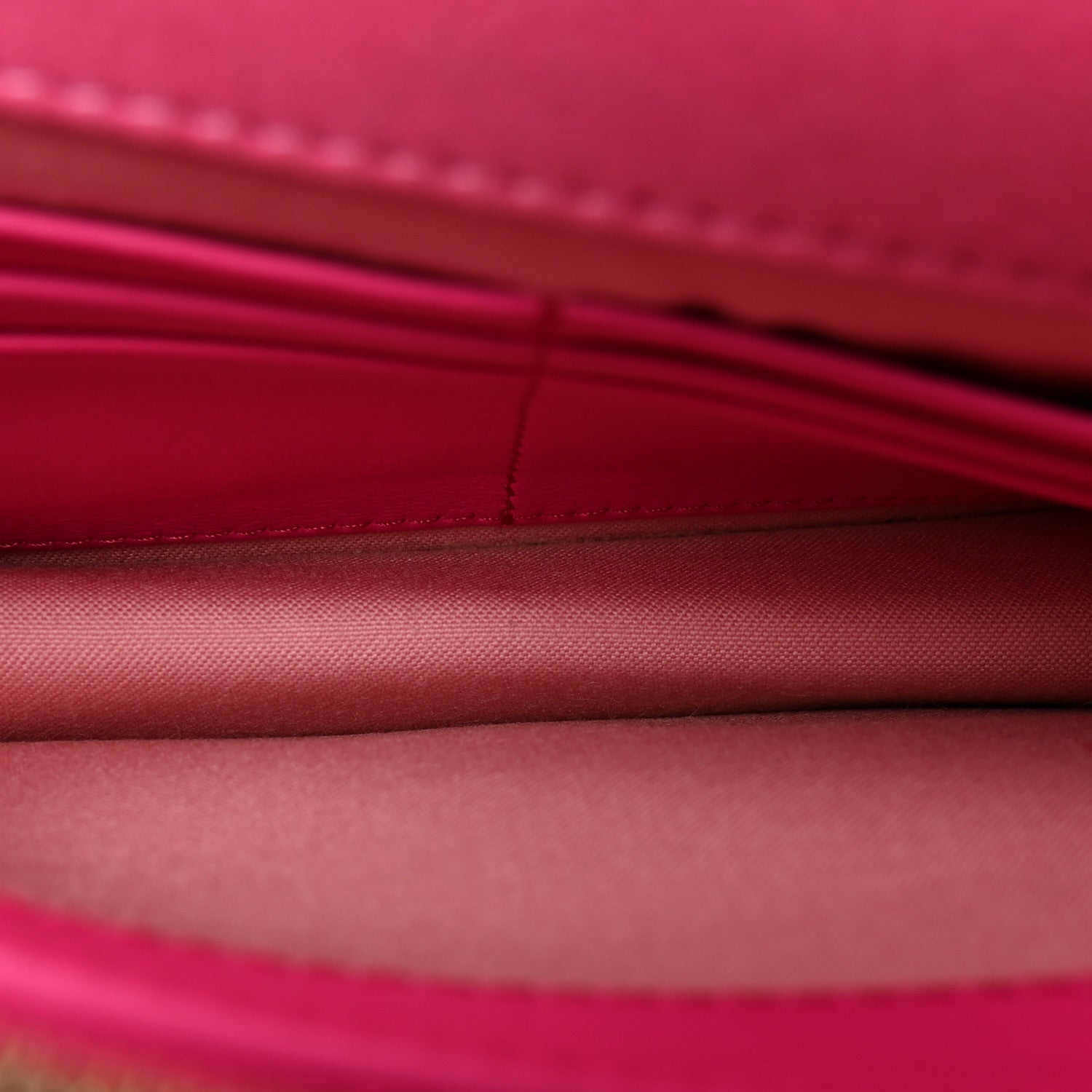 Fendi Vitello Flamingo Tube Wallet on Chain Fuchsia 5 of 10