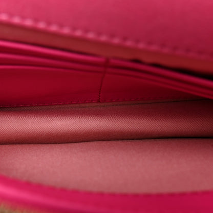 Fendi Vitello Flamingo Tube Wallet on Chain Fuchsia 5 of 10