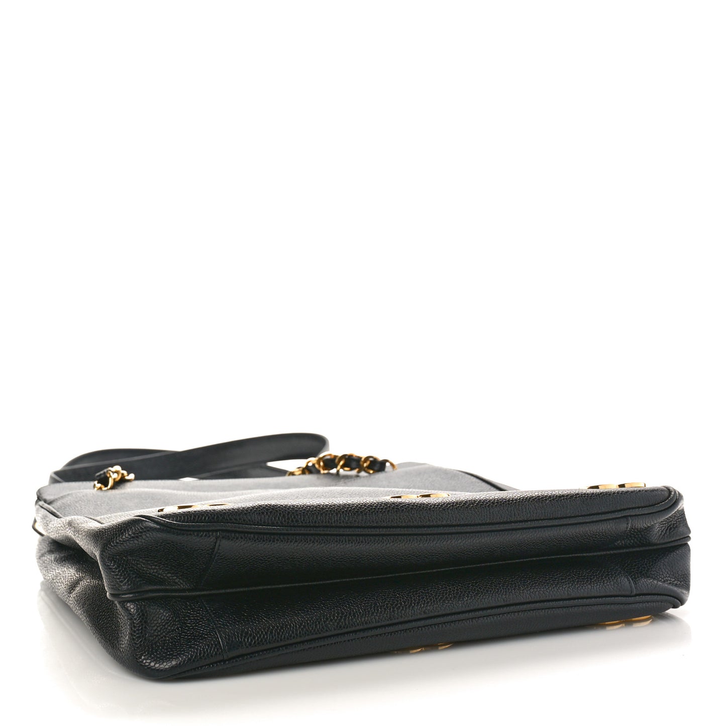 Caviar CC Shoulder Bag Black