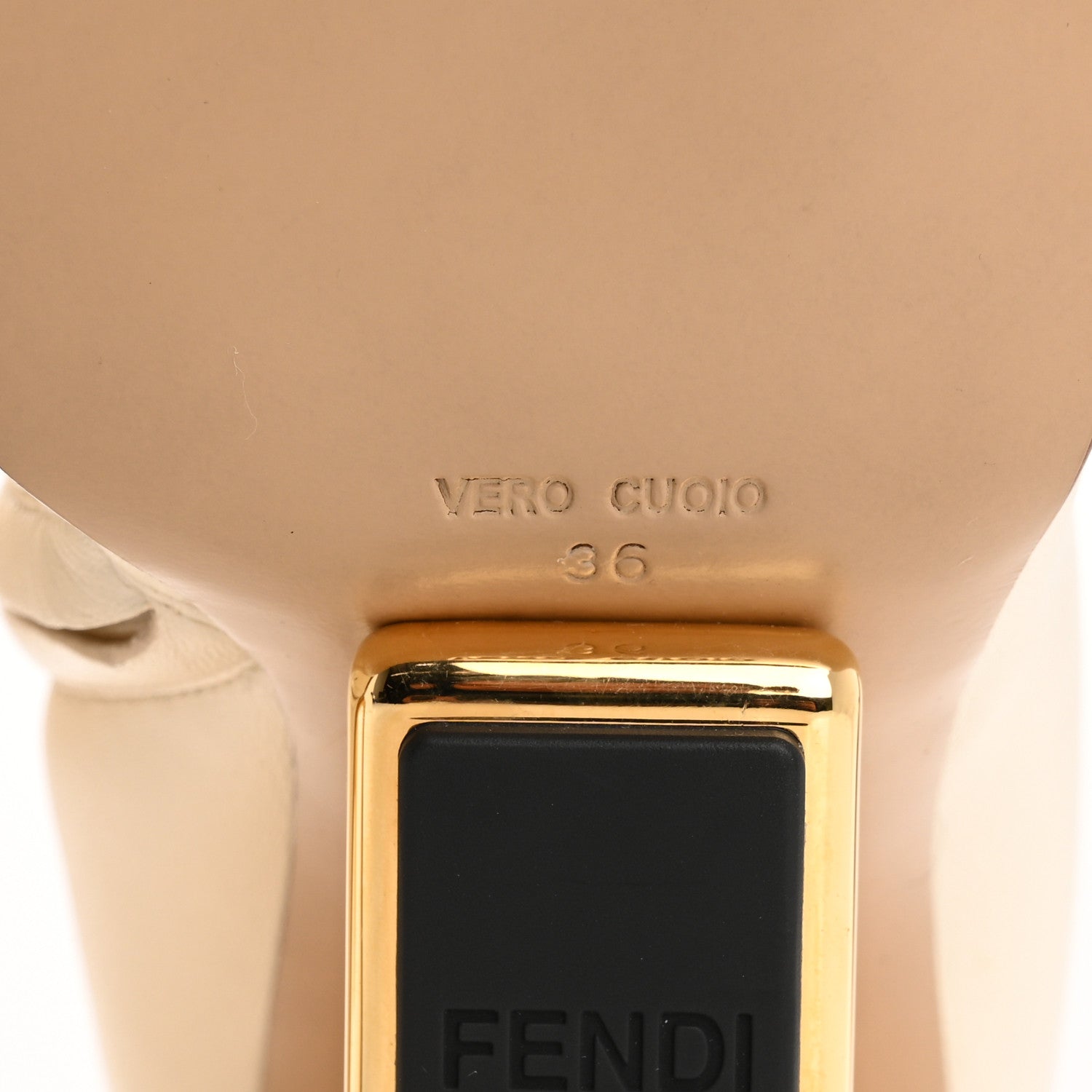 Fendi Nappa Fendi First 95mm Booties 36 White 8 of 11