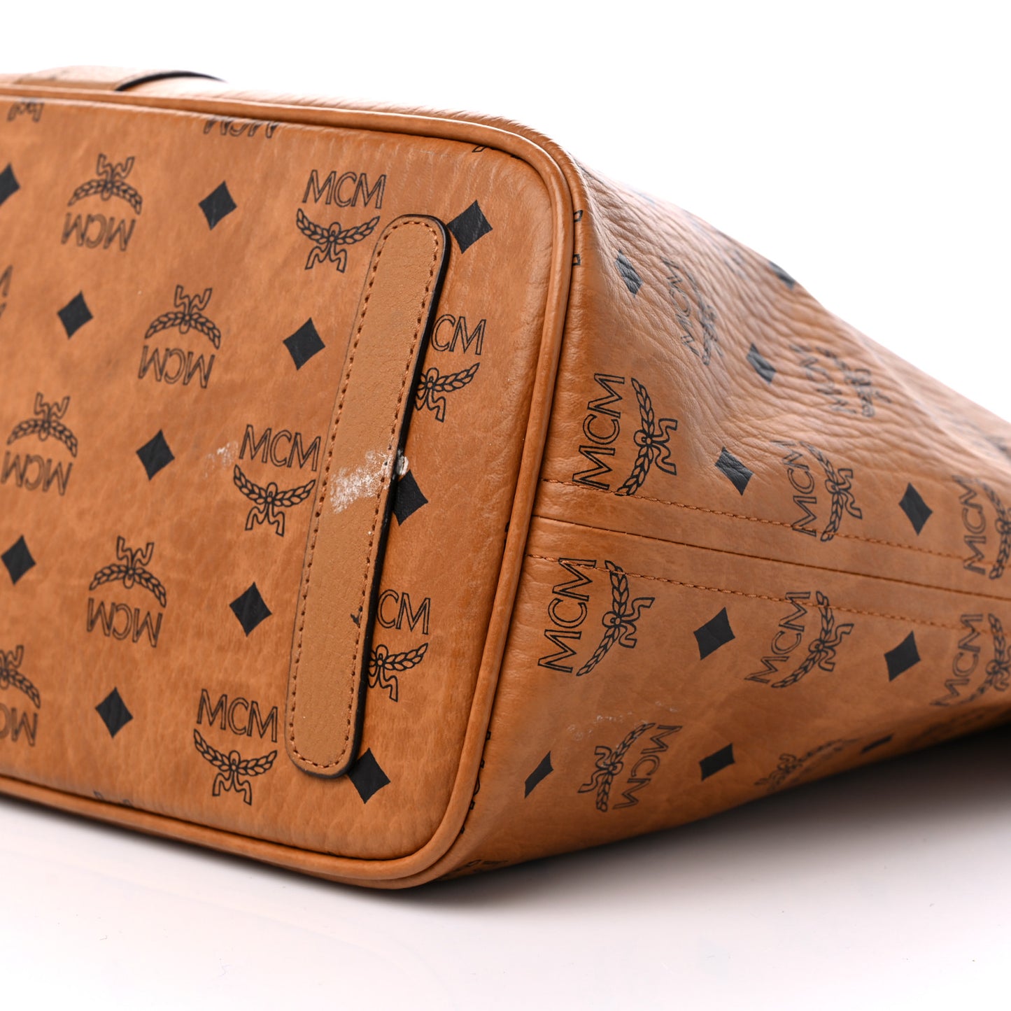 Visetos Medium Liz Reversible Shopper Tote Cognac