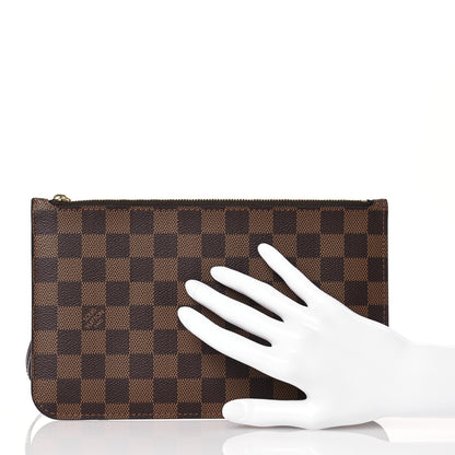 Louis Vuitton Damier Ebene Neverfull MM GM Pochette 2 of 9