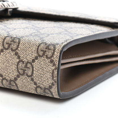Gucci GG Supreme Monogram Mini Dionysus Chain Wallet Beige Taupe 9 of 9