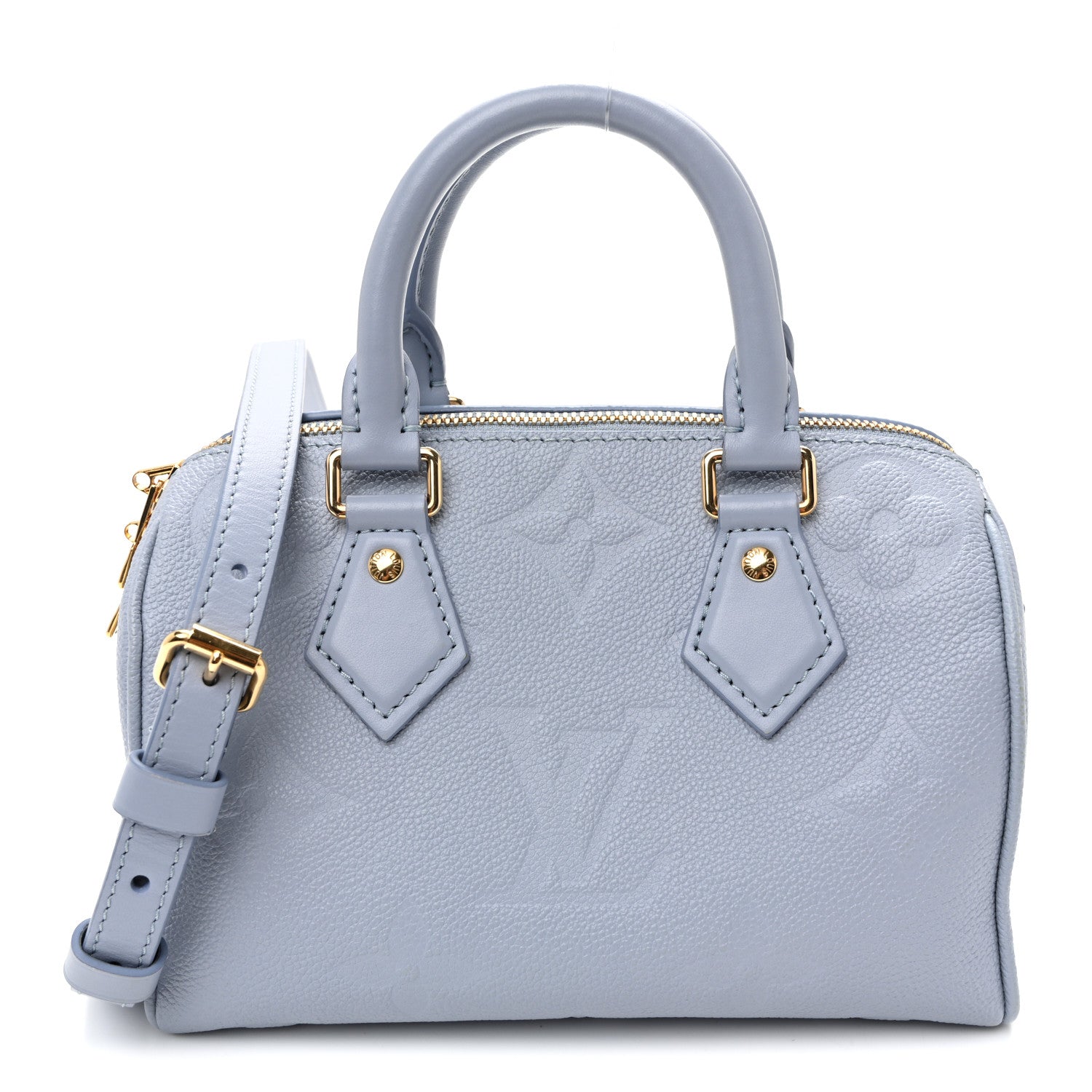 Louis Vuitton Empreinte Monogram Giant Speedy Bandouliere 20 Blue Hour 1 of 9