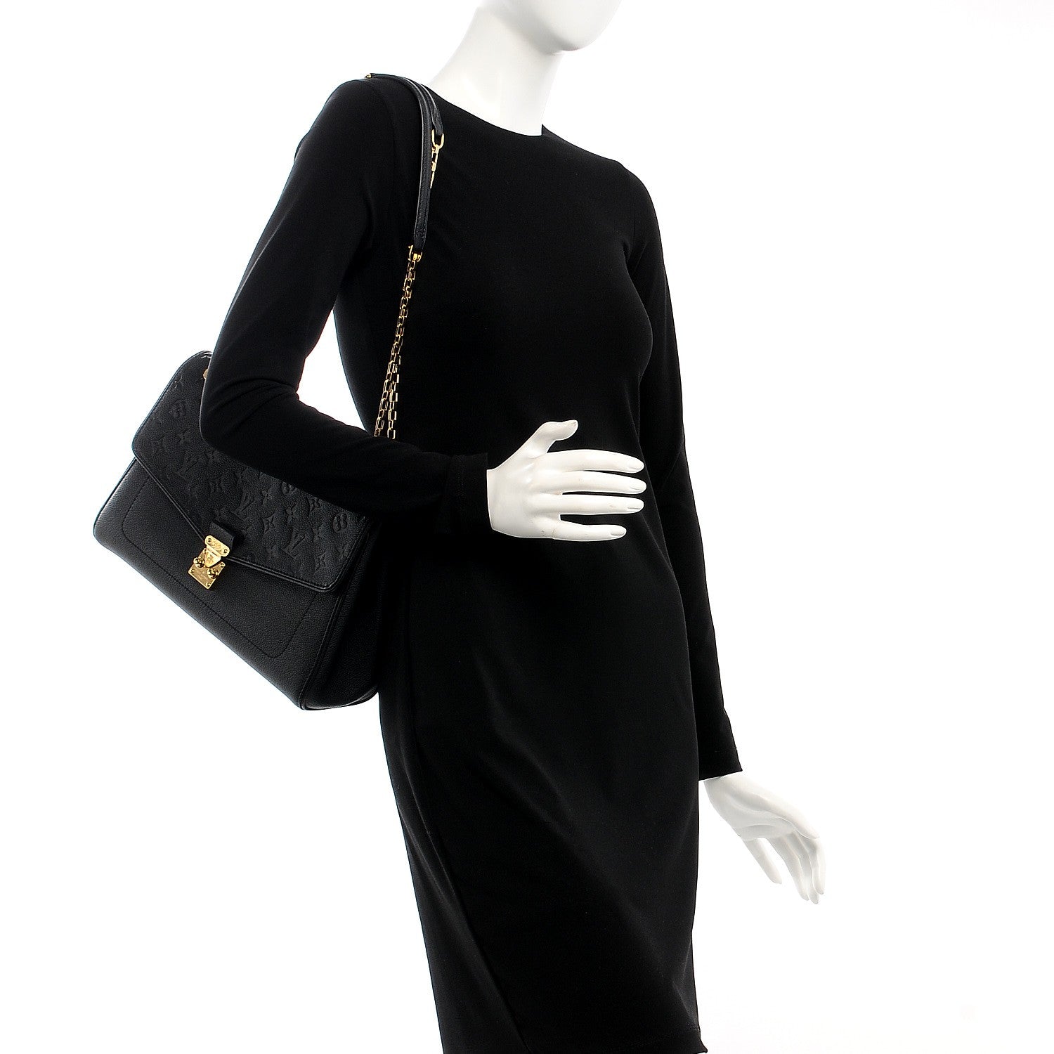 Louis Vuitton Empreinte Saint Germain MM Black 2 of 8
