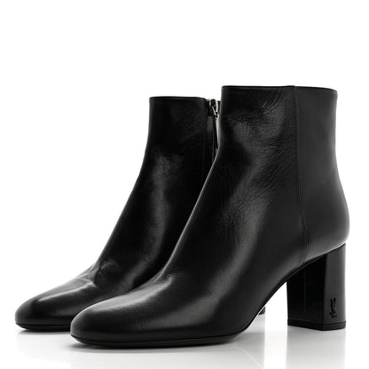 Saint Laurent Nappa Vendome Loulou Ankle Zip Boot 39 Black 39 Black 3 of 8
