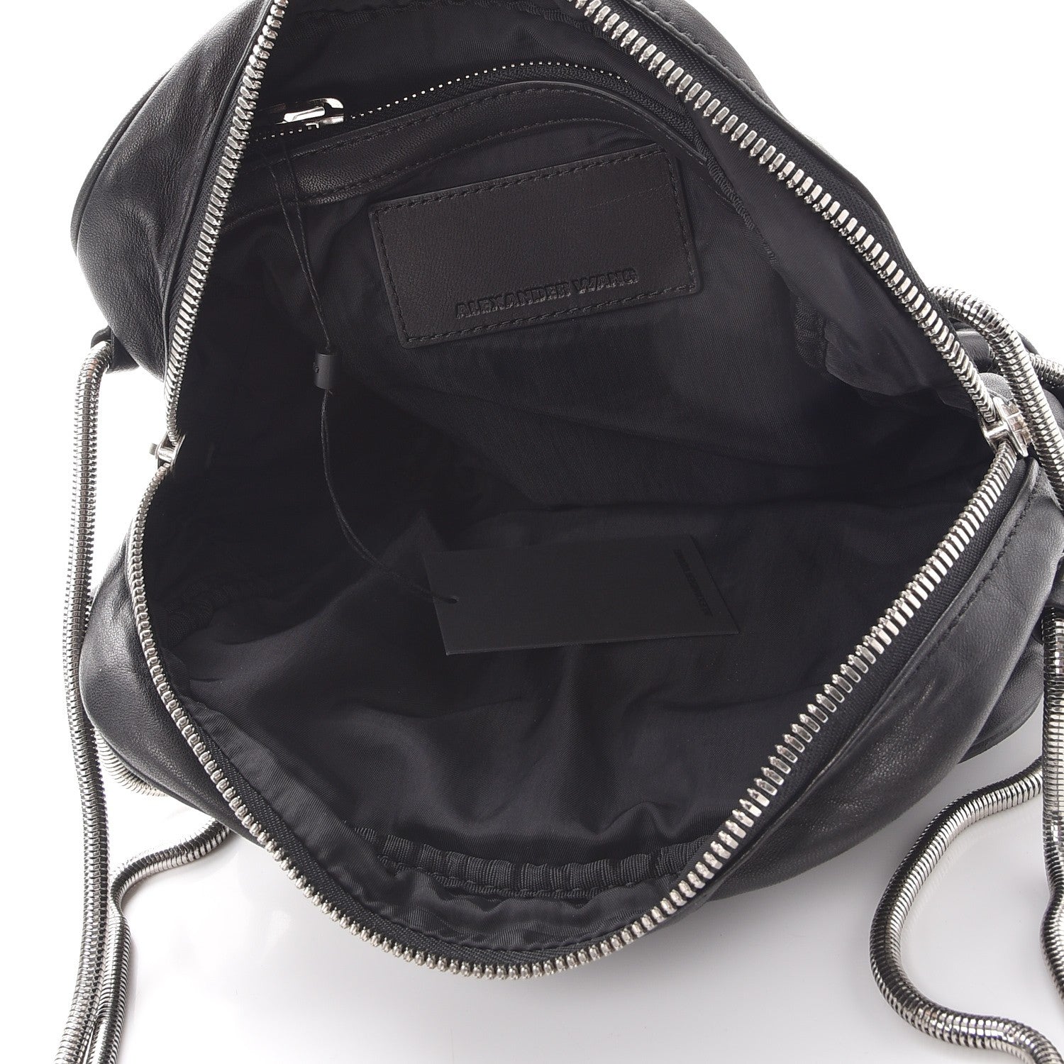 Alexander Wang Washed Lambskin Brenda Chain Shoulder Bag Black 5 of 8